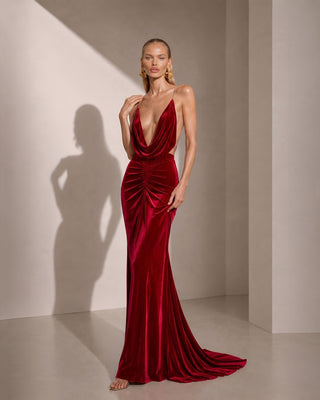 Inés Ruby Crimson Red