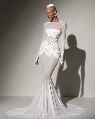 Noella White Gown