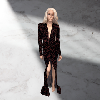 Brown Megan Dress